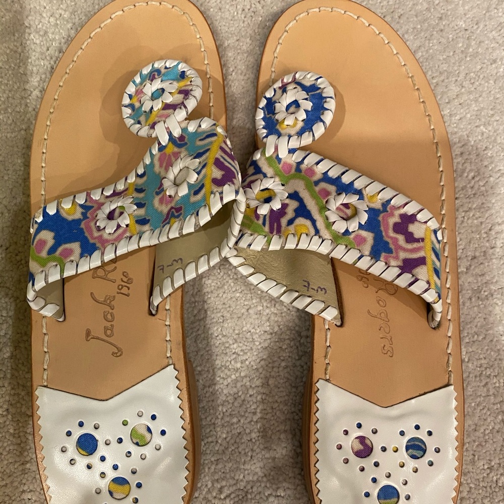 Jack Rogers in Blue Paisley White